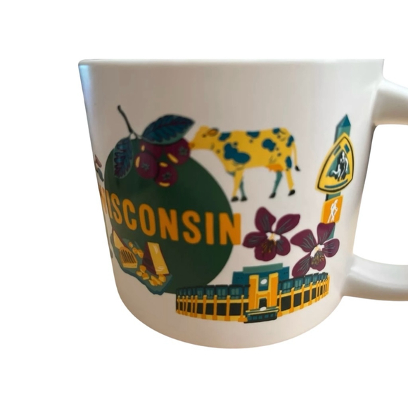 Starbucks Discovery Series WISCONSIN Coffee Mug Cup 14oz NWT Badgers Packers - Picture 6 of 8